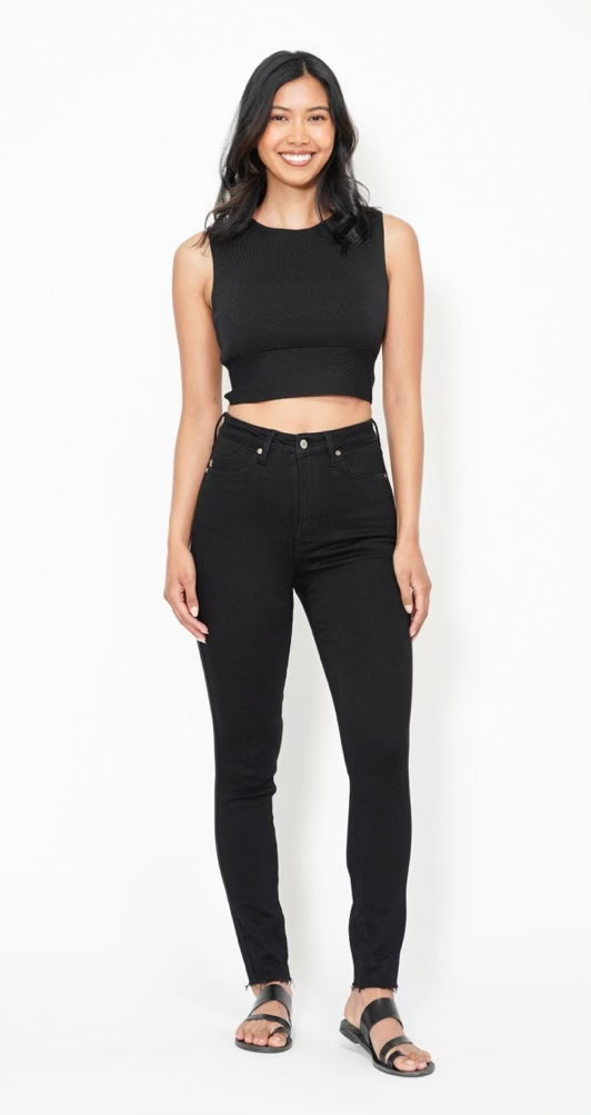 Black High Waist Tummy Control Skinny Jean