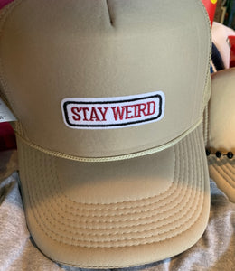 STAY WEIRD HAT