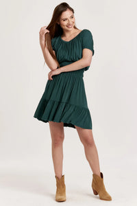 Celia Forest Green Dress