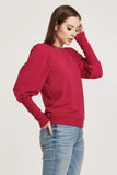 Tara Puffy Sleeve Ruby Pink