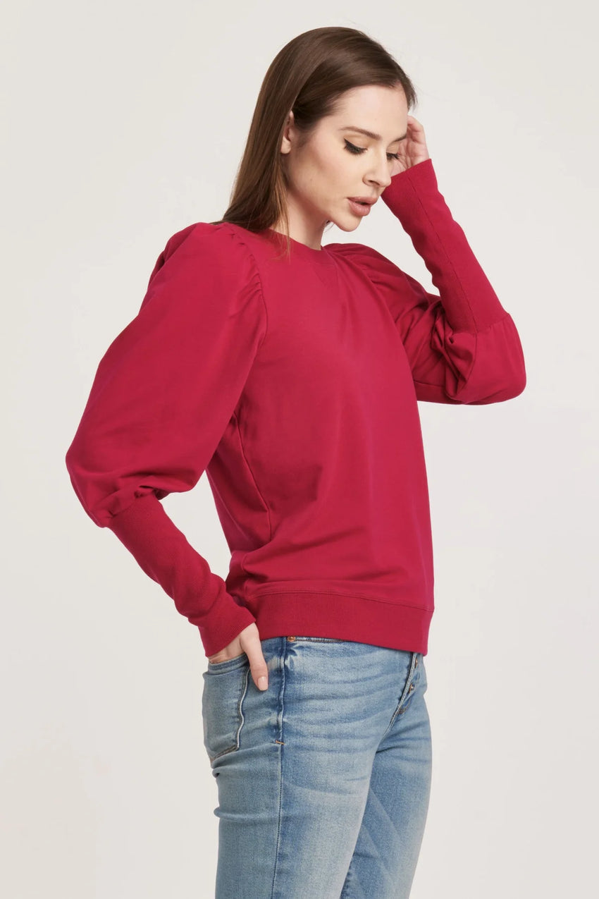 Tara Puffy Sleeve Ruby Pink