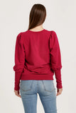 Tara Puffy Sleeve Ruby Pink