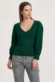 Darcy Forest Green Crossover Top