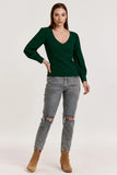 Darcy Forest Green Crossover Top