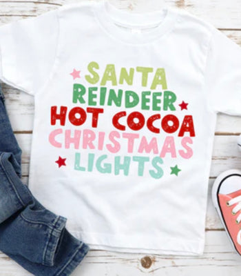 SANTA REINDEER HOT COCO CHRISTMAS LIGHTS