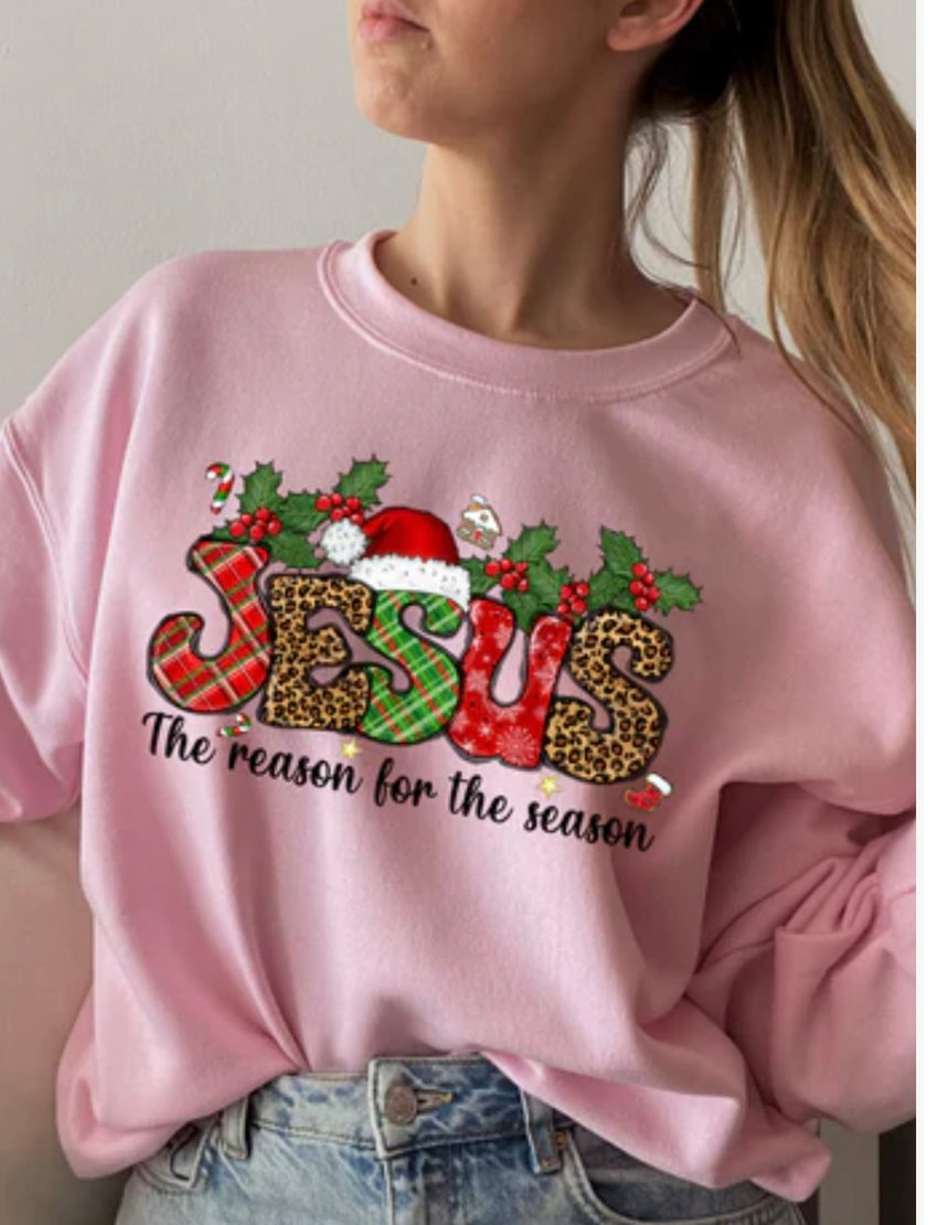 JESUS THE REASON FOR THE SEASON SWEATSHIRT