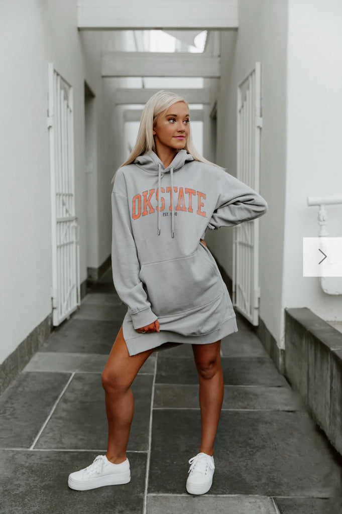 OK State Hoodie Dress